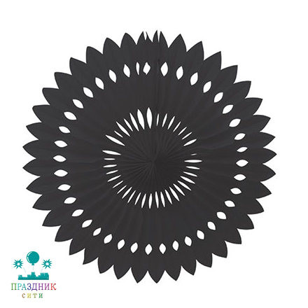 ФАНТ бумажный черный 40см