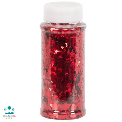 БЛЕСТКИ КОНФЕТТИ д/декора красные 90гр