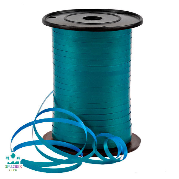 ЛЕНТА 5 мм x 500 м Двухцветная Морская волна/Голубой
