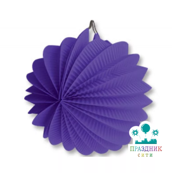 ФОНАРИК бум круглый фиолетовый 25см