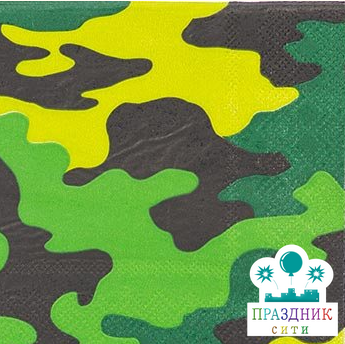 САЛФЕТКА Камуфляж 33см