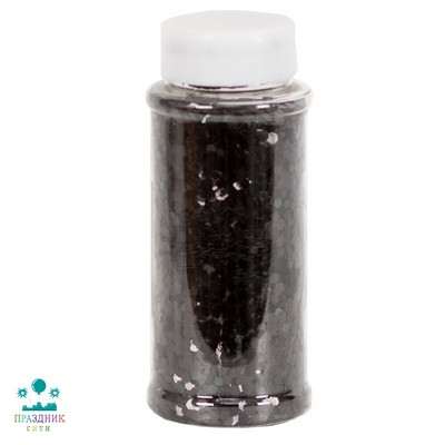 БЛЕСТКИ КОНФЕТТИ д/декора черные 90гр