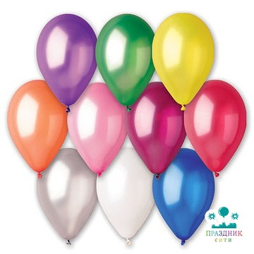 ШАР (латекс) 18" Металлик ассорти