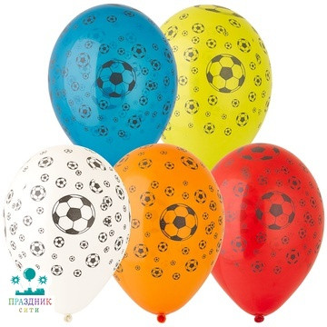 ШАР с рисунком 12" Мяч футболный