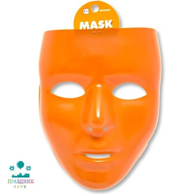 МАСКА пластик оранжевая