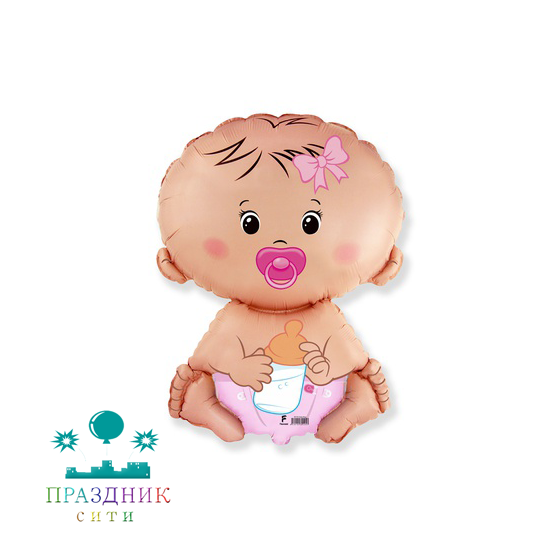 ШАР (Фольга) Ф ФИГУРА 55 in Малыш девочка