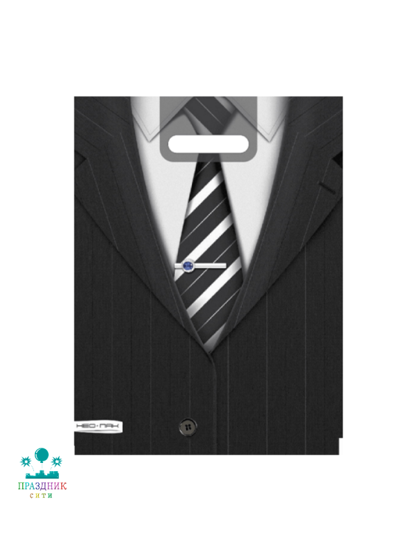 ПАКЕТ Галстук, полиэтиленовый, 30*40 см