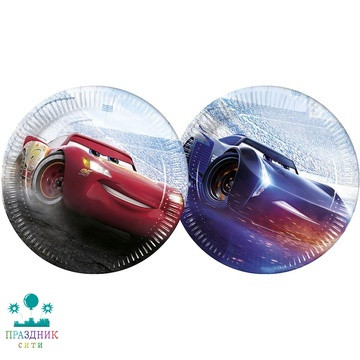 ТАРЕЛКА Тачки Легенда 23см 8шт