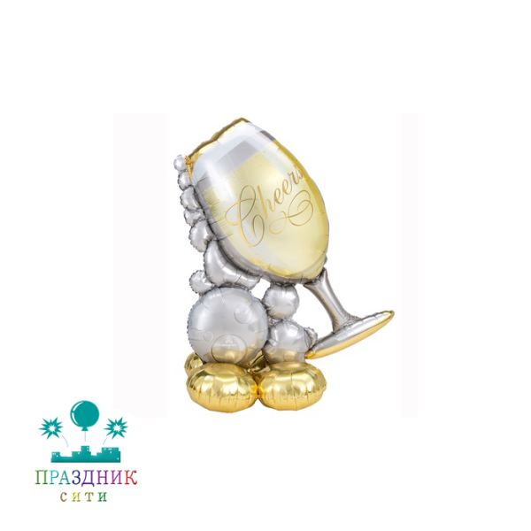 ШАР (Фольга) А ФИГУРА AIR Бокал Шампанского