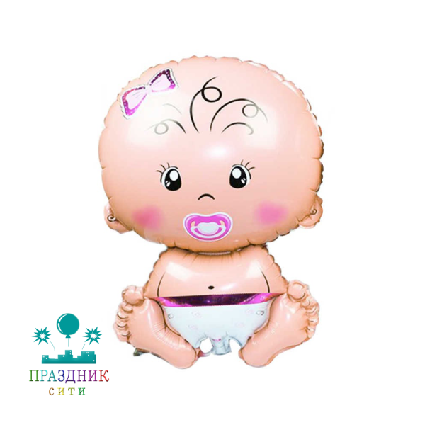 ШАР (Фольга) ФИГУРА 45 in Малышка