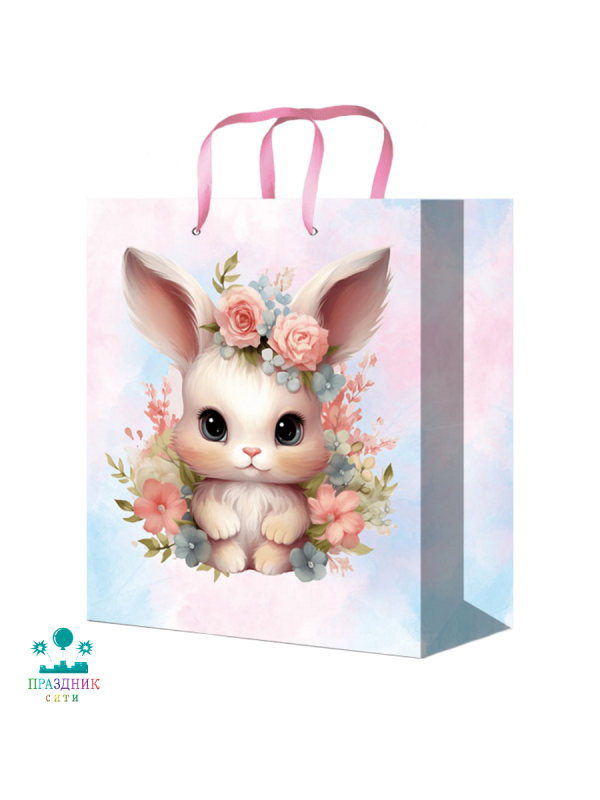 ПАКЕТ Славный зайчик 26,4x32,7x8 см