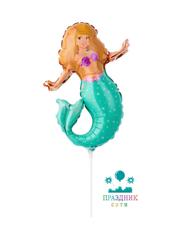 ШАР (Фольга) Мини ФИГУРА Русалочка