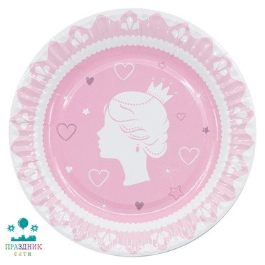 ТАРЕЛКА Принцесса 17см 6шт
