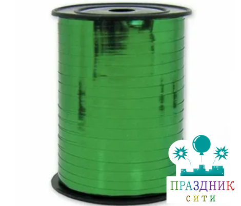 ЛЕНТА металлизир 5ммХ230м зеленая