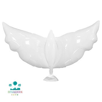ШАР (Фольга) ФИГУРА 55 in Голубь белый