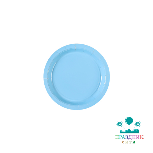 ТАРЕЛКА Голубая 17см 6шт