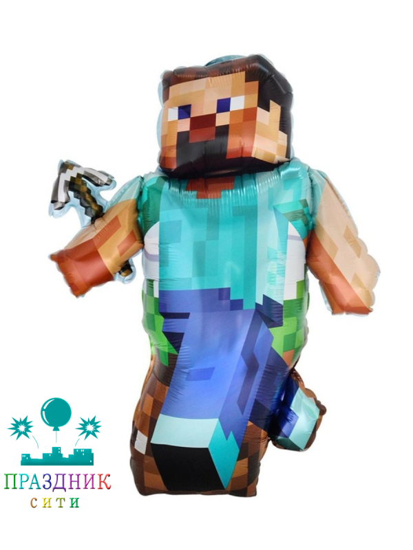 ШАР (Фольга) ФИГУРА 60 in Пиксельный герой