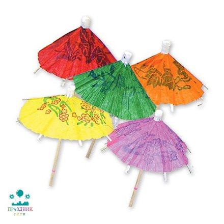 ПИКА для канапе Зонтик деревянный