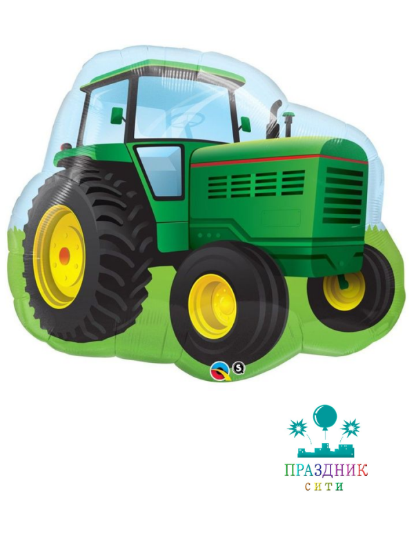 ШАР (Фольга) ФИГУРА 110 in Трактор зеленый