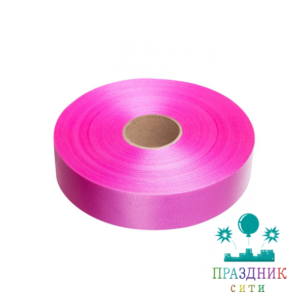 ЛЕНТА полипропилен. Cotton 2 см малиновая