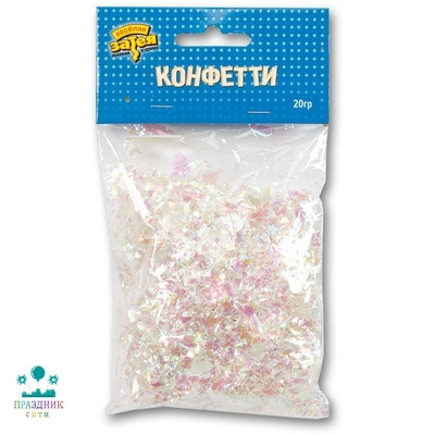 КОНФЕТТИ Микс перламутр прозрач 20гр