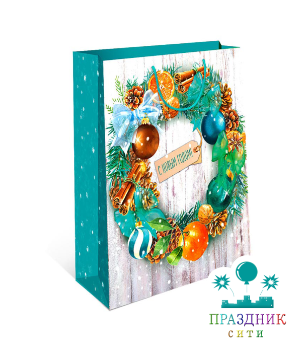 СУМКА подарочная НГ 12*15