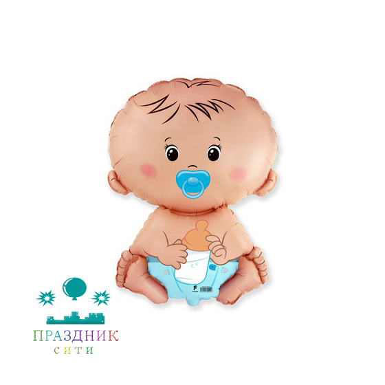 ШАР (Фольга) Ф ФИГУРА 55 in Малыш мальчик
