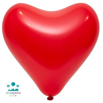ШАР (латекс) Сердце Э 12" Стандарт Apple Red