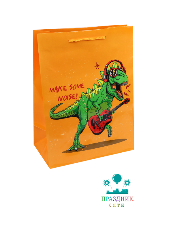 ПАКЕТ Музыкальный динозавр 26,4х32,7см