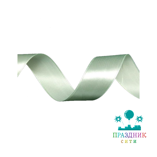 ЛЕНТА атлас 1,2 см нежно-зеленый