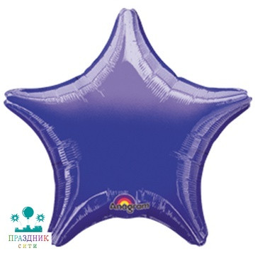 ШАР (Фольга) А Б/РИС ЗВЕЗДА 19 in Металлик Purple