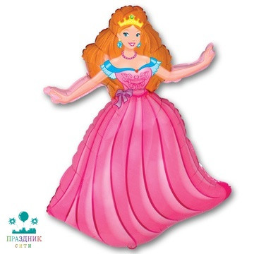 ШАР (Фольга) Ф ФИГУРА 38 in Принцесса