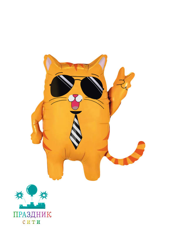 ШАР (Фольга) ФИГУРА 35 in Крутой кот