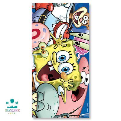 СКАТЕРТЬ п/э Губка Боб 1,4х2,4м/А