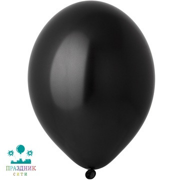 ШАР (латекс) 12" Металлик Экстра Black