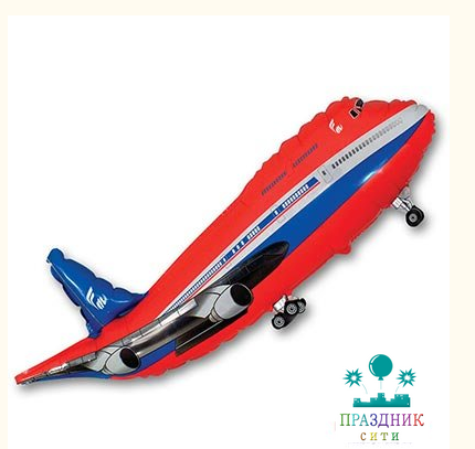ШАР (Фольга) Ф ФИГУРА 40 in Самолет красный