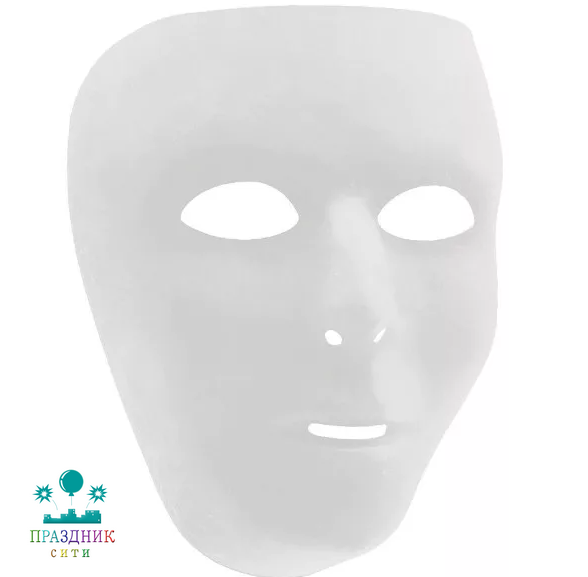 МАСКА пластик белая/А