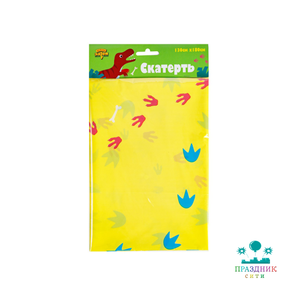СКАТЕРТЬ п/э Динозаврики 1,3х1,8м