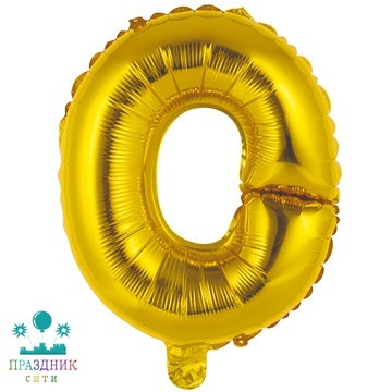 ШАР (Фольга) К БУКВА О Gold