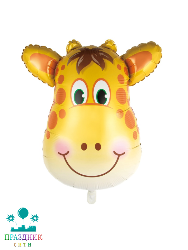 ШАР (Фольга) К ФИГУРА 60 in Жираф голова большая