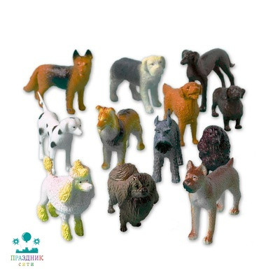 ИГРУШКА Собака ассорти 12шт