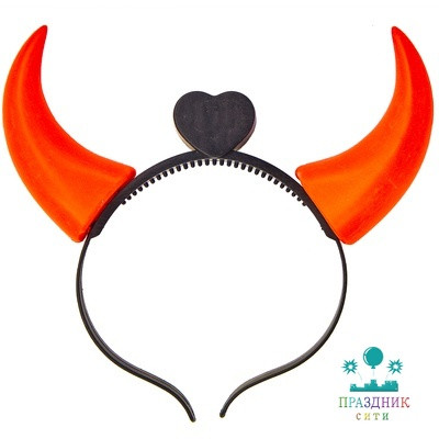 ОБОДОК Рожки дьявола светящиеся