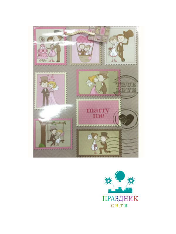 ПАКЕТ Свадебные моменты 26х33см
